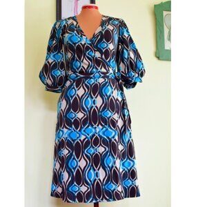 Bisou Bisou Knit Wrap Dress, size 6